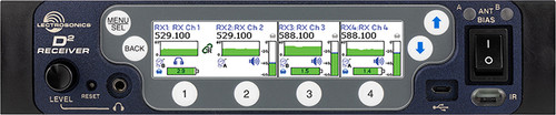 Lectrosonics DSQD D Squared Half-Rack Receiver