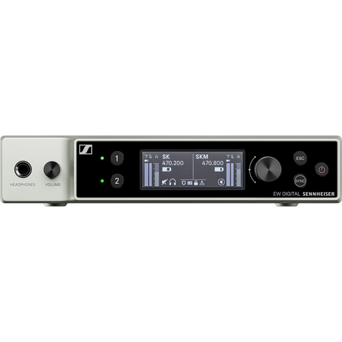 Sennheiser EW-DX EM 2 Evolution Wireless Digital 2-CH Half Rack Receiver