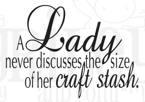 The Size Of My Craft Stash