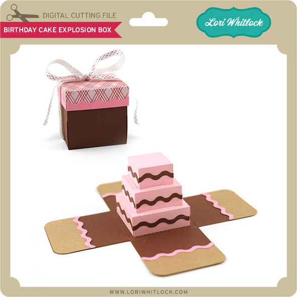 Birthday Cake Explosion Box