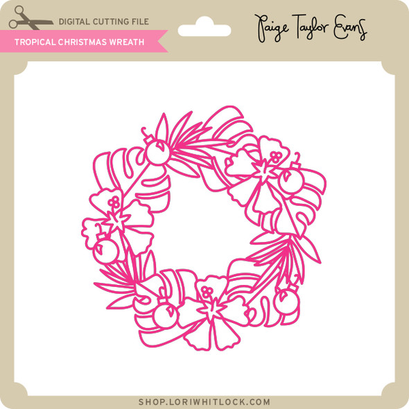 Tropical Christmas Wreath