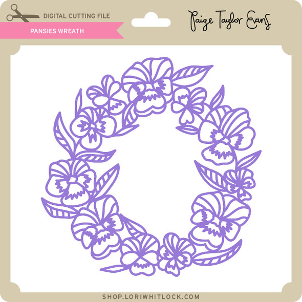 Pansies Wreath