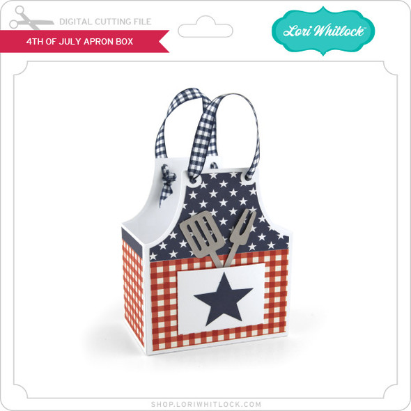 4th Of July Apron Box