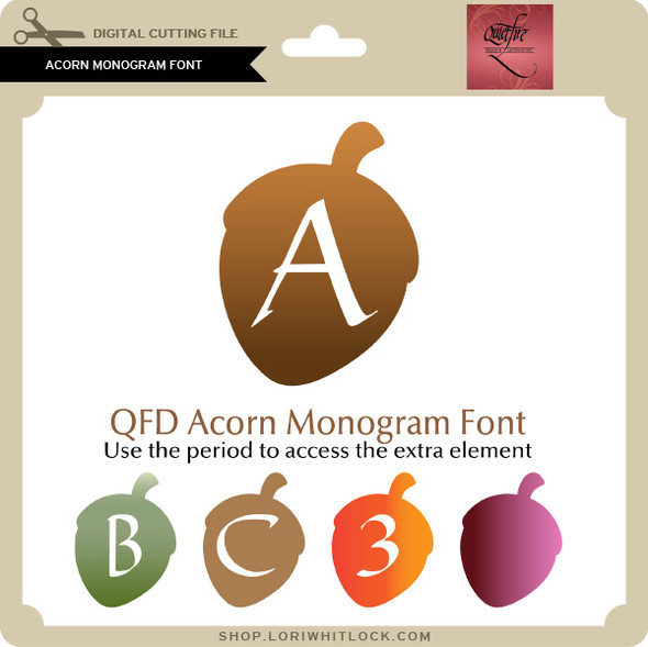 Acorn Monogram Font