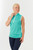 Pure Golf Bloom2 Sleeveless Polo Shirt